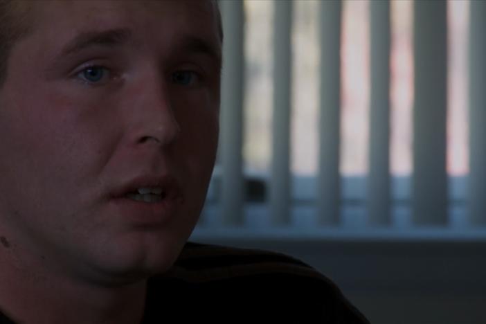 A soldier describes the death of the guy next to him in a battle.