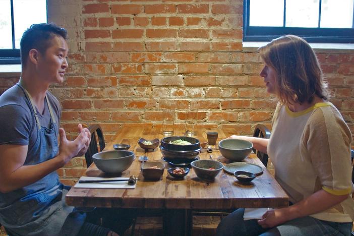 Vivian Howard takes viewers on a culinary tour of the South through cross-cultural dishes.