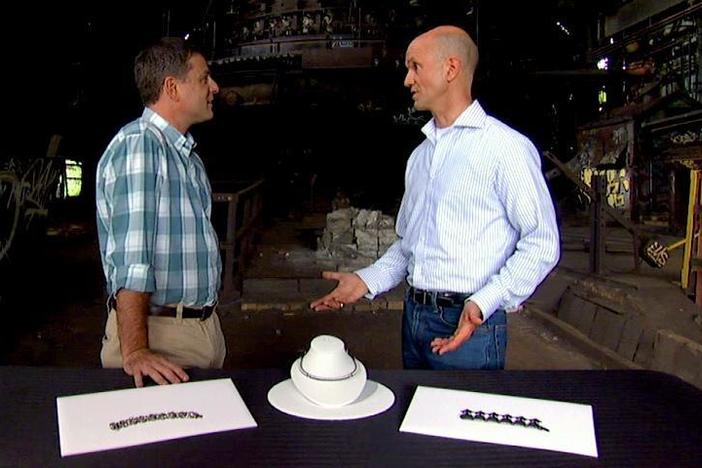 At the former Homestead Steel Works, ROADSHOW looks at jewelry made of steel and iron.