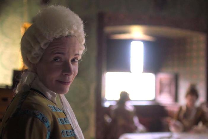 Lucy takes us to Hampton Court Palace in England where Queen Anne lived.