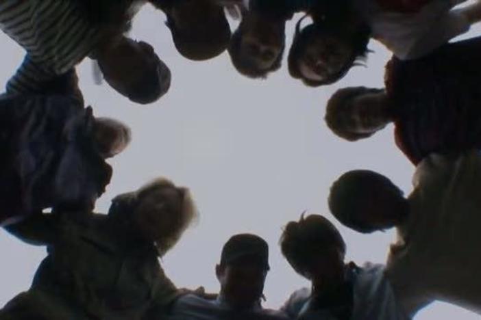 Video art produced by the Japanese art collective ChimPom in a Fukushima fishing village.