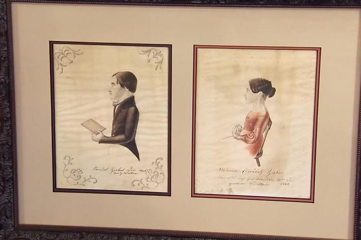 Appraisal: 1843 W. Dittmar Watercolor Portraits