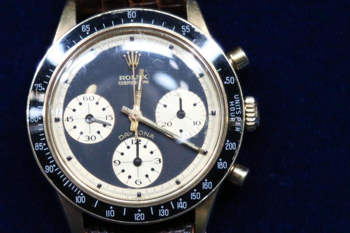 Appraisal: Daytona Model Rolex Watch with Box & Papers, ca. 1970, from Omaha Hr 1.