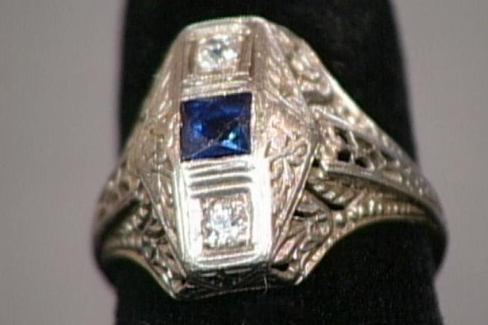 Appraisal: French-Cut Diamond Ring, from Vintage Milwaukee.