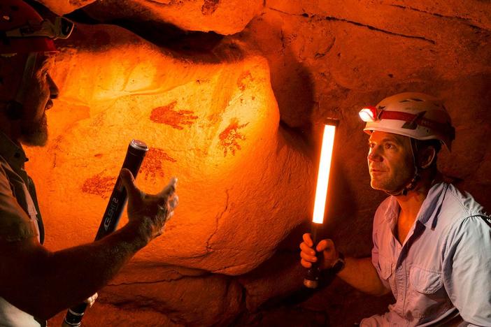 Steve joins Archaeologist Guillermo de Anda as they venture into a cave.