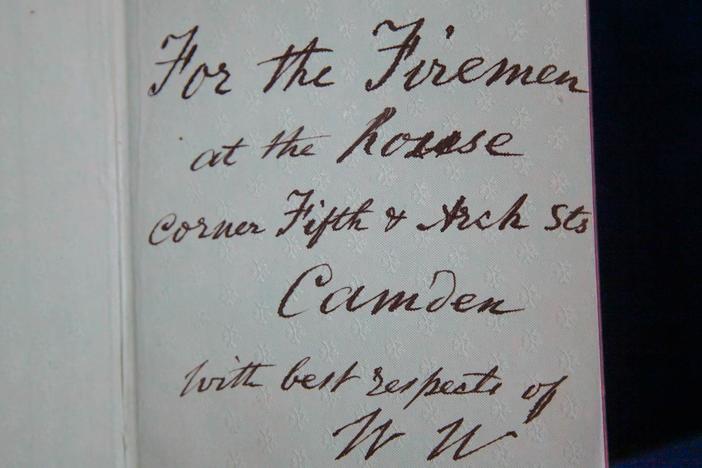 Appraisal: Walt Whitman-inscribed Memoranda, ca. 1875