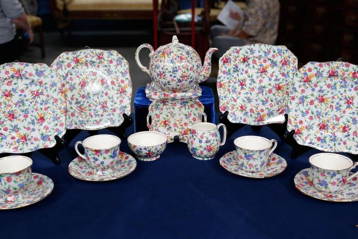 Appraisal: Royal Winton Chintz Tea Set, from Junk in the Trunk 4, Hour 1.