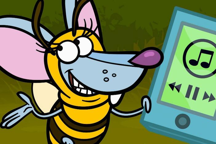 The crew helps a queen bee./The gang learns the history of an old tree.
