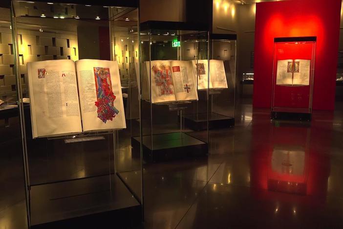 Church leader hopes hand-written and illustrated Bible can heal religious divides