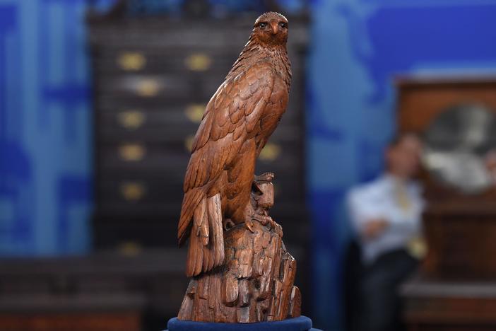 Appraisal: Black Forest Carved Eagle, ca. 1900, from Junk in the Trunk 5, Hour 2.