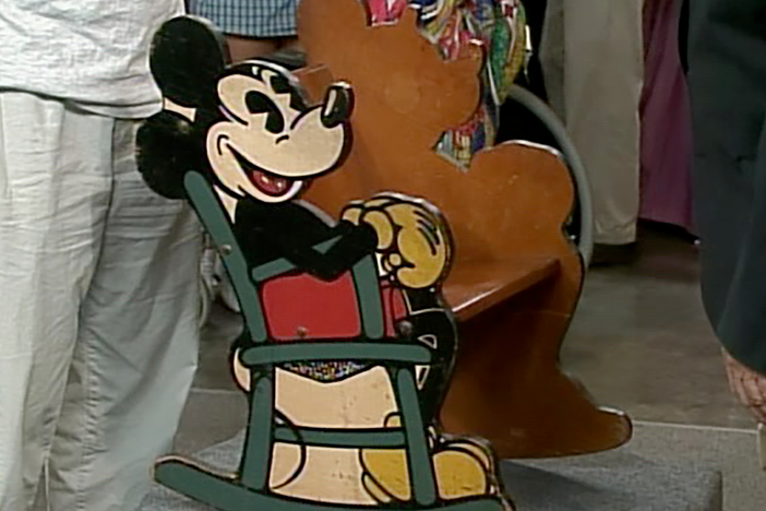 Appraisal: Mickey & Minnie Rocking Chair, ca. 1935, in Vintage Birmingham.