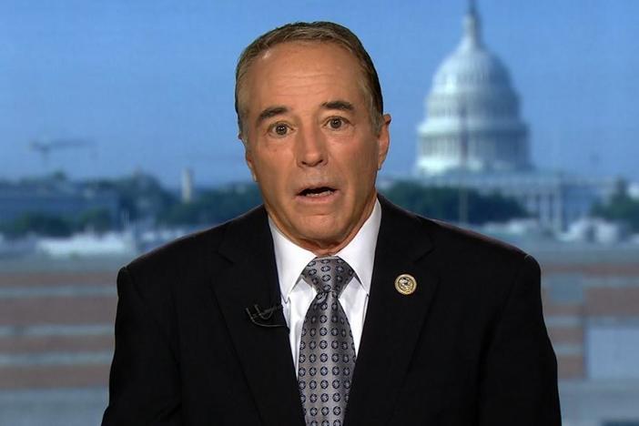 The first member of Congress to endorse President Trump finds himself in legal trouble.