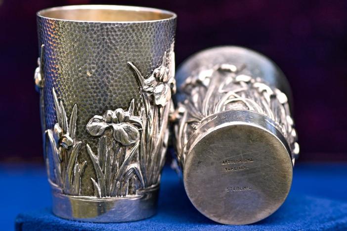 Appraisal: 1908 Arthur & Bond Presentation Silver Cocktail Set