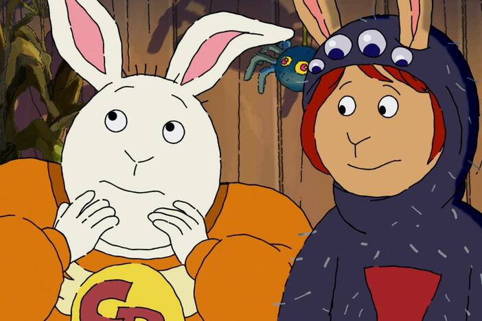 Arthur and the gang are scared by a ghostly laugh.