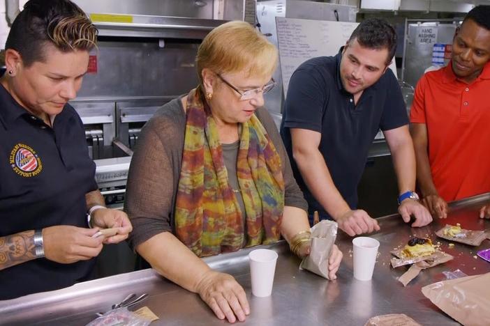 Veterans reflect on finding a purpose after the military, and Lidia tries an MRE.