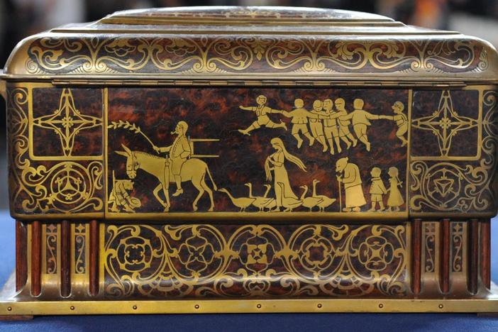 Appraisal: Art Nouveau Jewelry Box, ca. 1900, from Santa Clara, Hour 2.