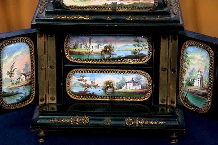 Viennese Enameled Jewelry Box, ca. 1900, from Atlanta Hour 1.