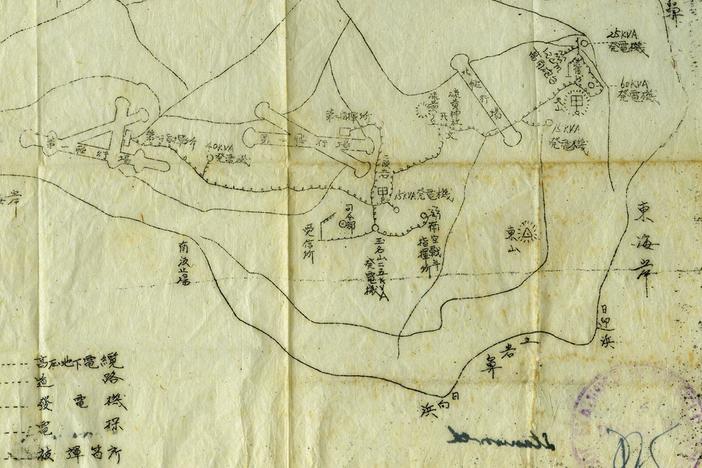 What role did this map play in one of World War II's fiercest battles?