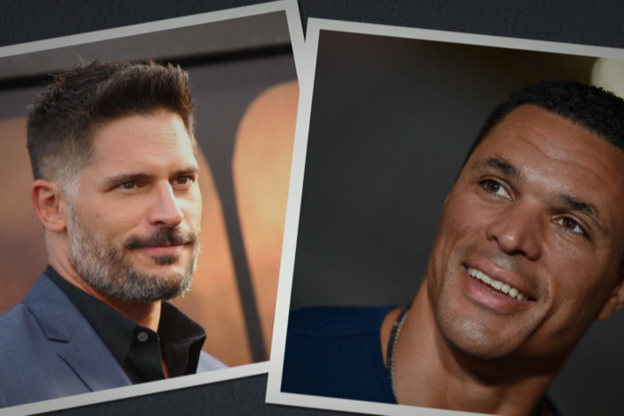 Joe Manganiello and Tony Gonzalez discover close relatives whose names they’ve never heard