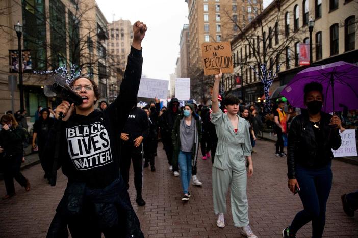 Protests erupt in Michigan after a Black man is killed by police during a traffic stop