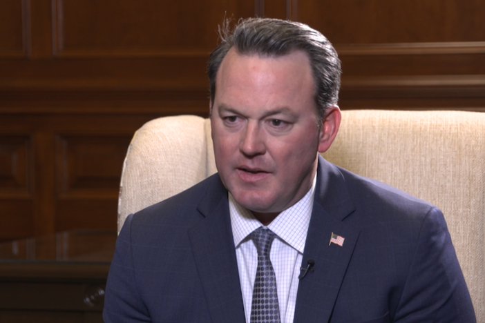 In a one-on-one interview, Lt. Governor Burt Jones backs his party’s top bills.