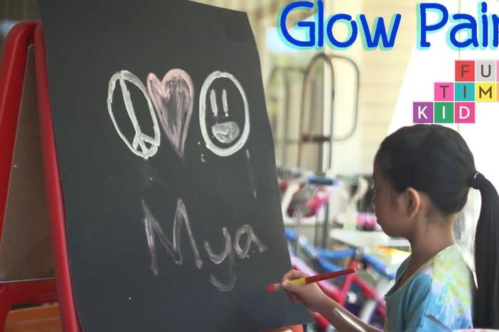 Make a masterpiece that will shine bright during the day and glow at night.