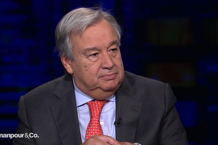 António Guterres joins the program.