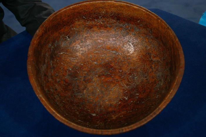Appraisal: Turned Ash Burl Bowl, ca. 1820