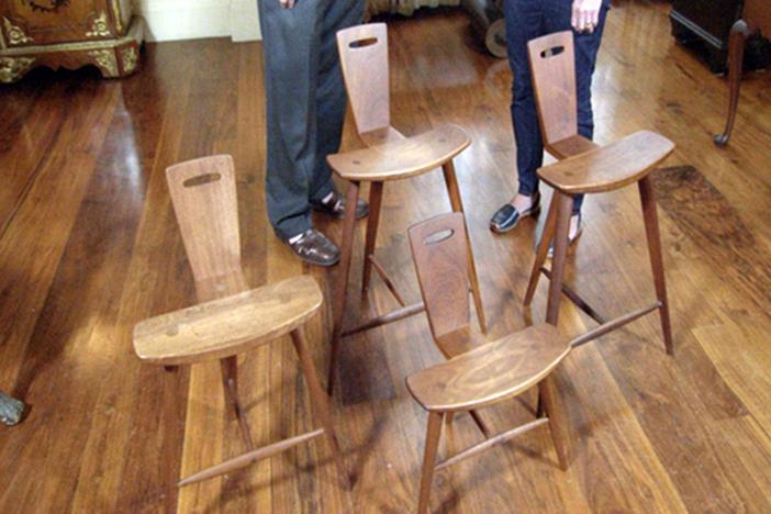 Appraisal: 1979 Tage Frid Stools, in Newport, Part 5