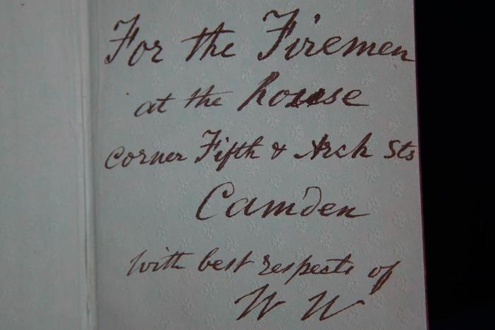 Appraisal: Walt Whitman-inscribed Memoranda, ca. 1875