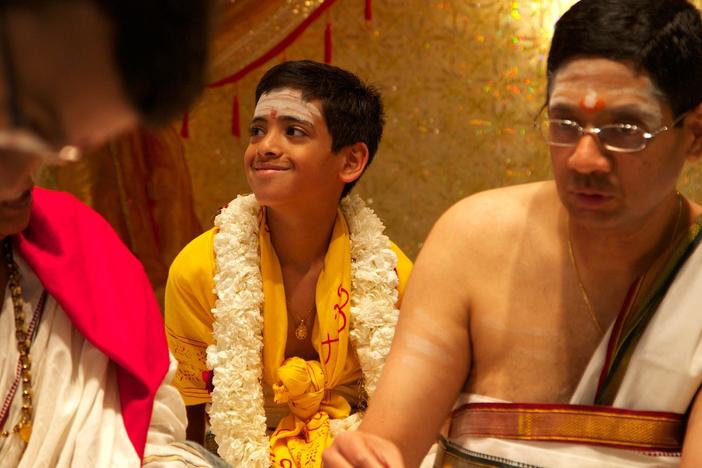 Through this Hindu rite-of-passage, a young boy becomes “twice-born.”