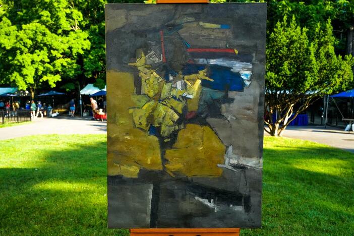 Appraisal: 1967 Ram Kumar Oil Painting