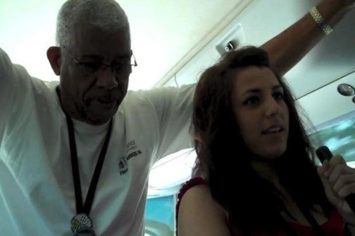 Lu-Anne Haukaas Lopez sings Freedom Songs with Earnest "Rip" Patton.