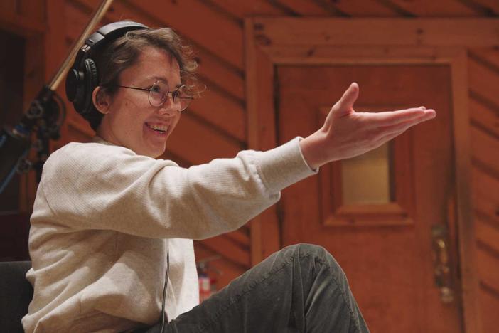 A behind-the-scenes glimpse into creative process inside the recording studio.