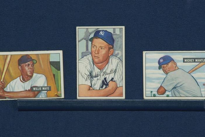 Appraisal: 1951&1952 Willie Mays & Mickey Mantle Baseball Cards