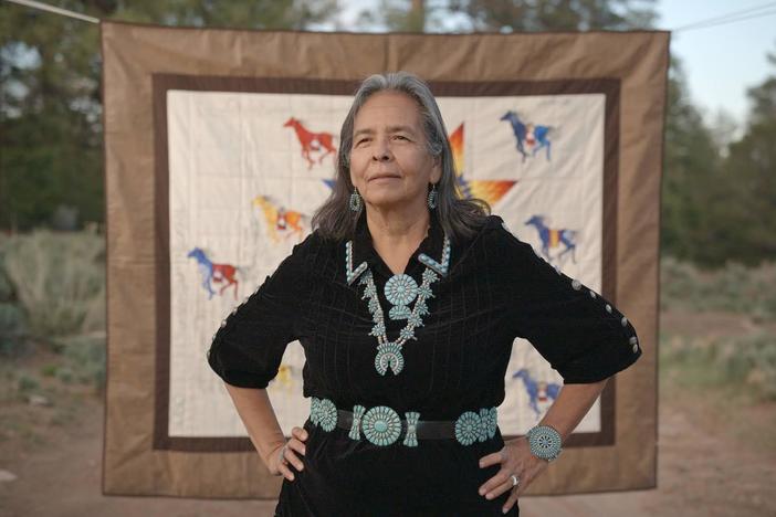 A glimpse into the lives of three quilters in the American West.