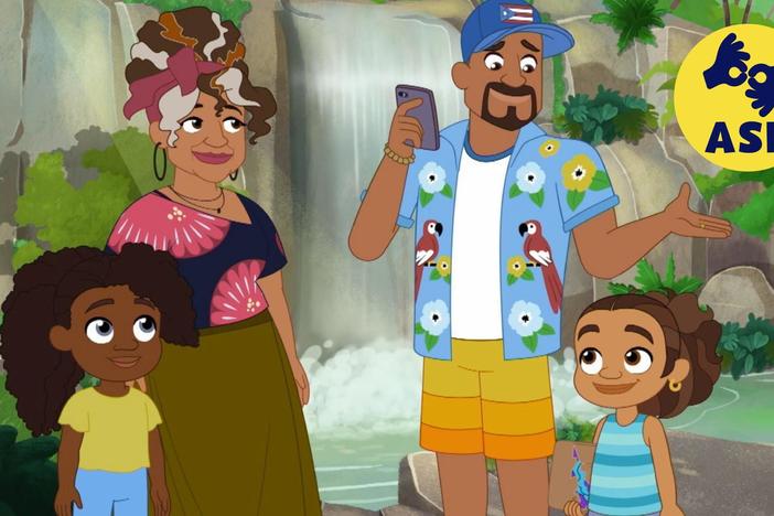 Alma and her family visit Puerto Rico.
