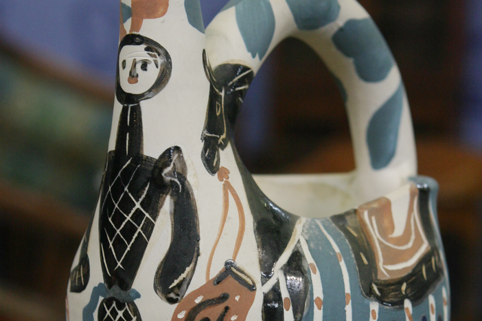 Appraisal: 1952 Picasso Madoura Ceramic Jug, in Vintage San Francisco.