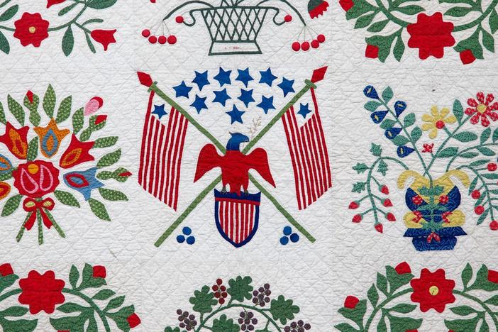 Appraisal: Album Quilt, ca. 1850, from Biloxi Hour 1