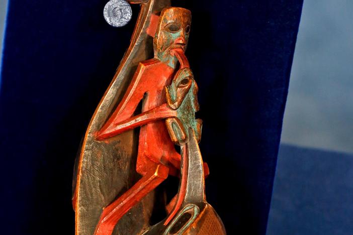 Appraisal: Late 19th-Century Tlingit Raven Rattle, from Anaheim Hour 2.