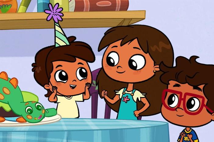 Abuela sends the Fuentes Family a hammock./Rosie & Javi mess up Iggy’s birthday cake.
