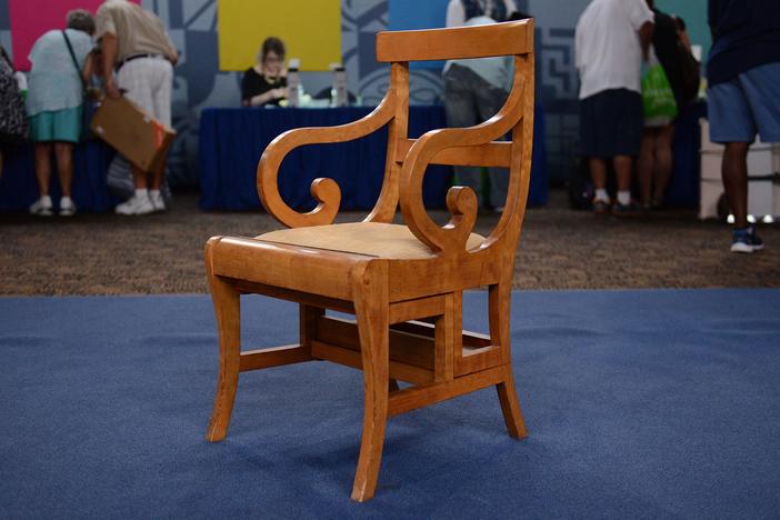 Appraisal: 1937 Ginger Rogers's Reproduction Metamorphic Chair, from Palm Springs Hour 3.