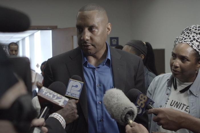 After being shot in the face, a law student is torn by the effects of gun violence.