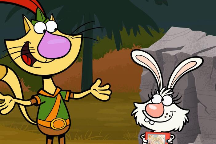 Ronald got his paws on Bad Dog Bart's treasure map! How will Nature Cat find the cat toys?