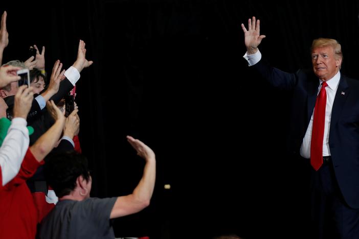 How President Trump is spending Election Day
