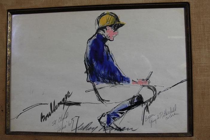 Web Appraisal: 1961 Leroy Neiman Watercolor, from Cleveland.