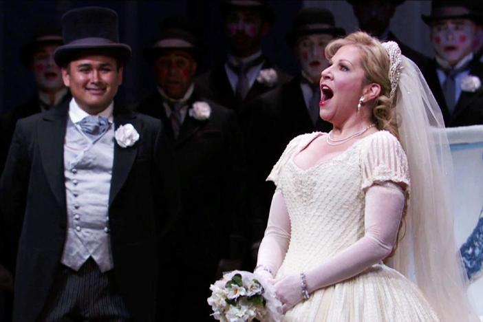 Joyce DiDonato sings a joyful aria as Angelina in Rossini's La Cenerentola.