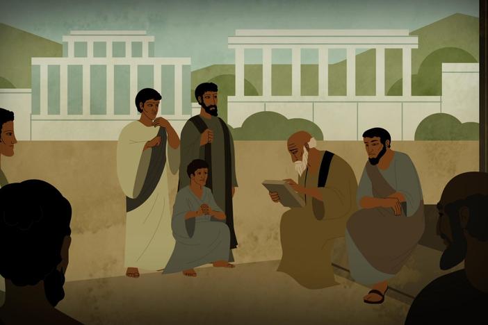 Meeting the world’s first scientists at the once coastal site of Miletus.