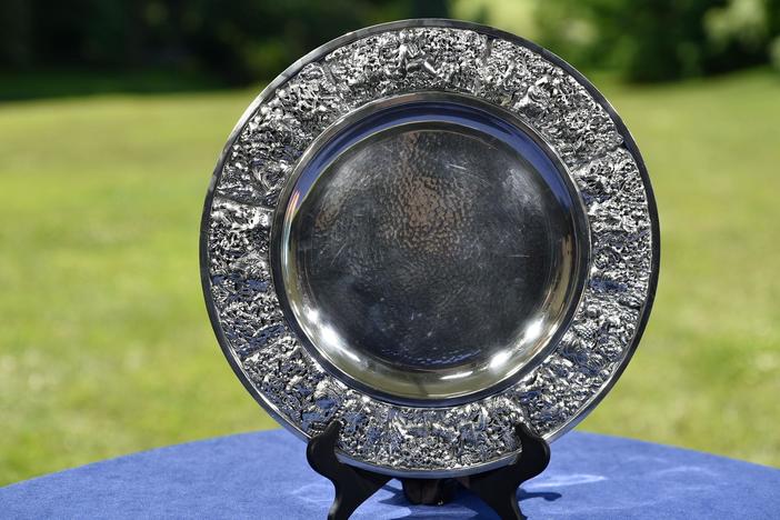 Appraisal: Ilya Schor Silver Plate, ca. 1938