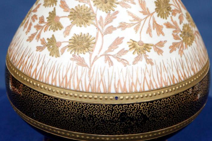 Appraisal: Faience Manufacturing Company Vase, ca. 1886, from Pittsburgh Hour 3